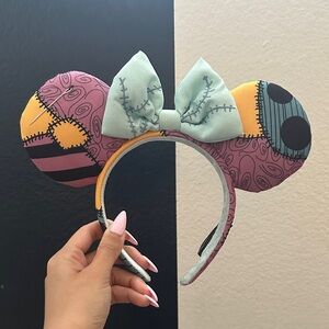 Disney Parks Nightmare Before Christmas Sally Minnie Mouse Ears